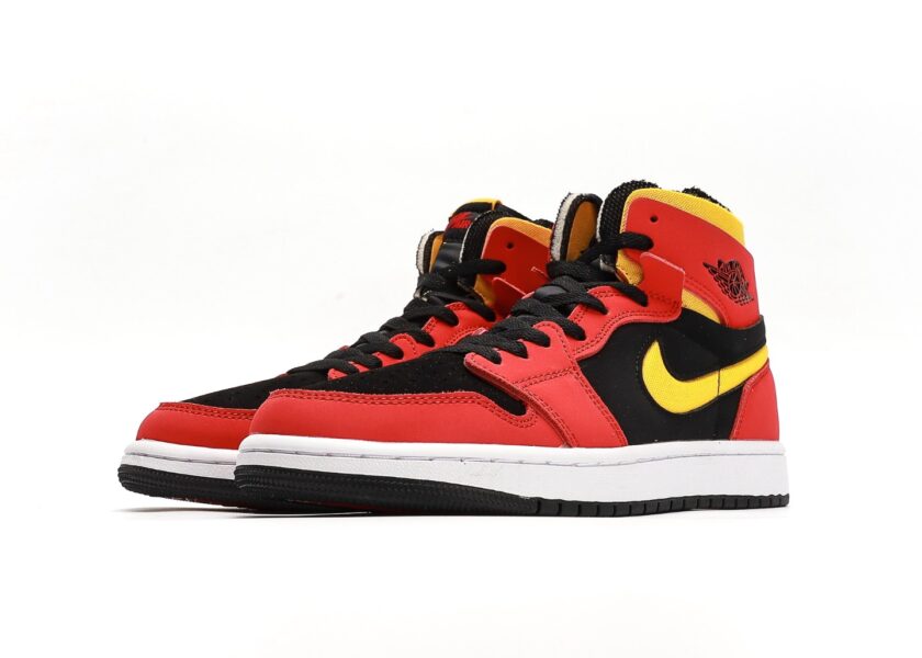 Air Jordan 1 Zoom CMFT Chile Red University Gold - Image 5