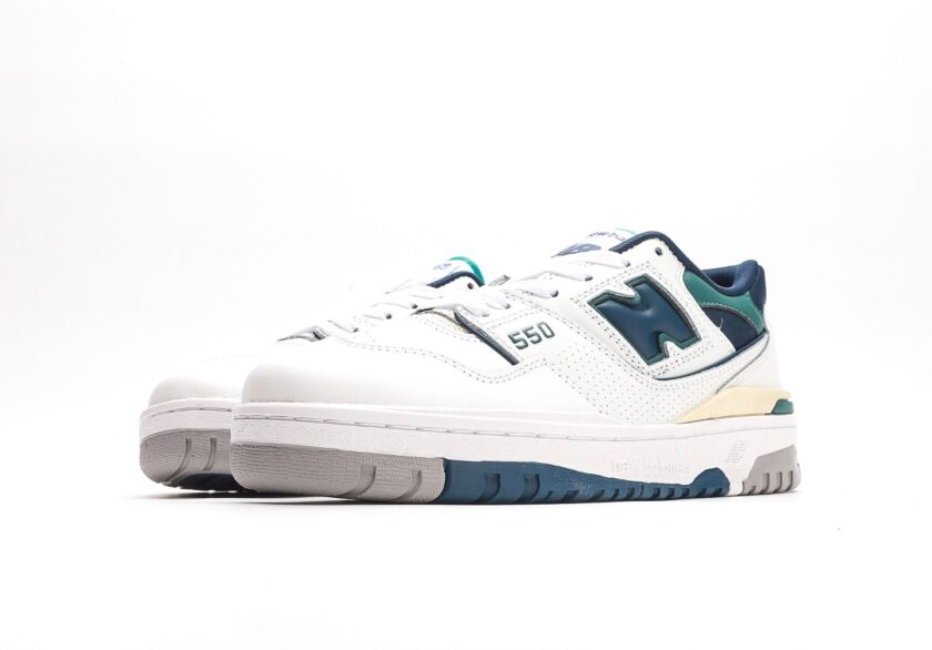 New Balance 550 White Blue Groove - Image 5