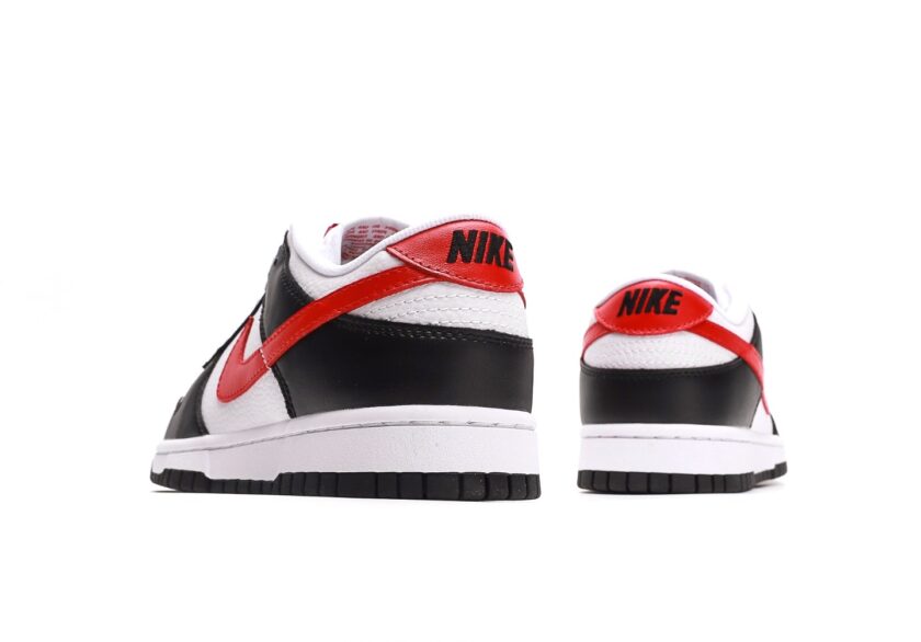 Dunk Low Black White Red - Image 6