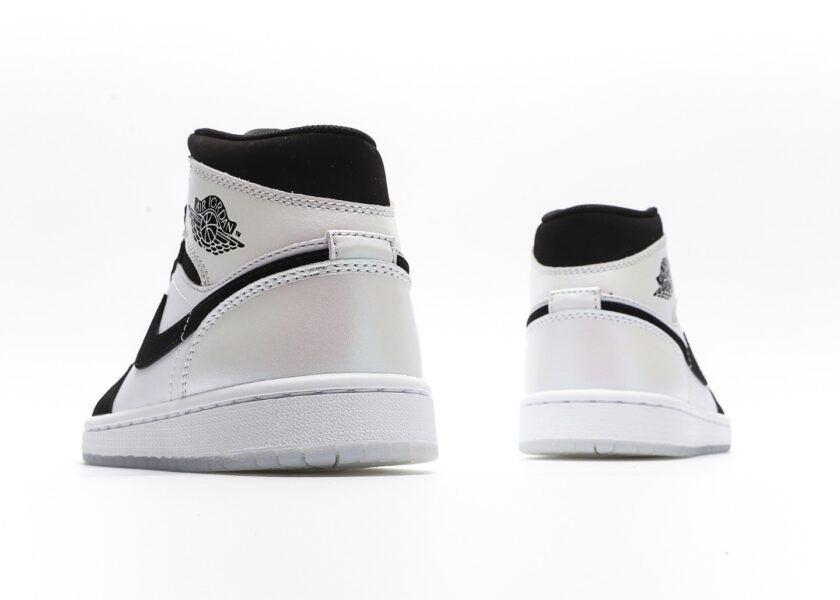 Air Jordan 1 Mid White Black Diamond - Image 6