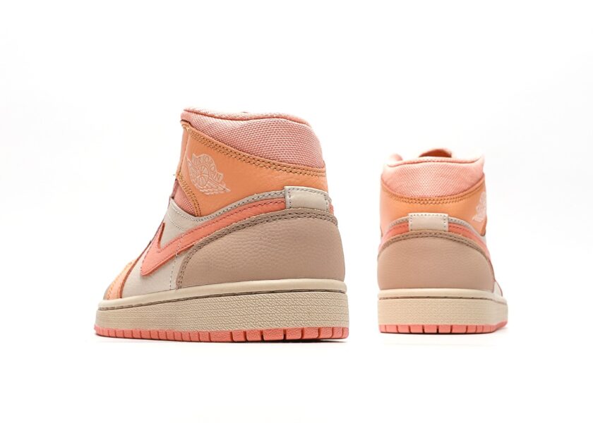 Air Jordan 1 Mid Apricot Orange - Image 6