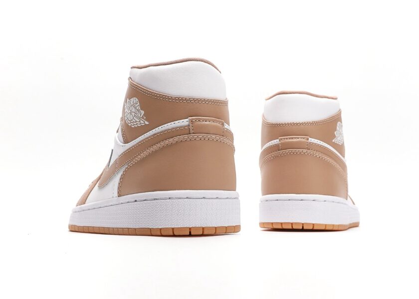 Air Jordan 1 Mid Tan Gum - Image 5