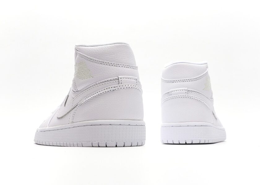 Air Jordan 1 Mid Triple White - Image 5