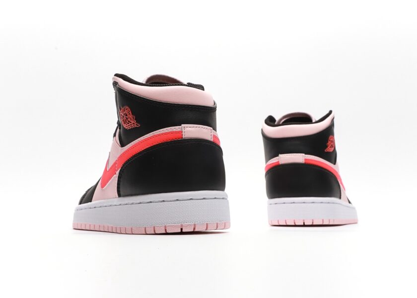 Air Jordan 1 Mid GS Pink Crimson - Image 6