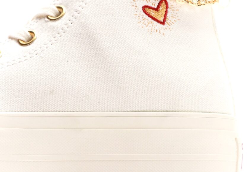 Chuck Taylor All Star Lift Platform Gold Chain - Image 7