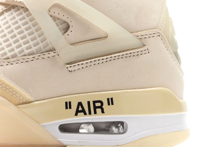 Air Jordan 4 Retro SP x OFF-WHITE Sail [PK GOD] - Image 7