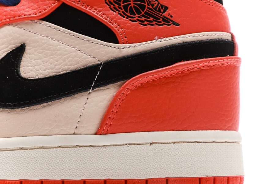 Air Jordan 1 Mid Team Orange - Image 7