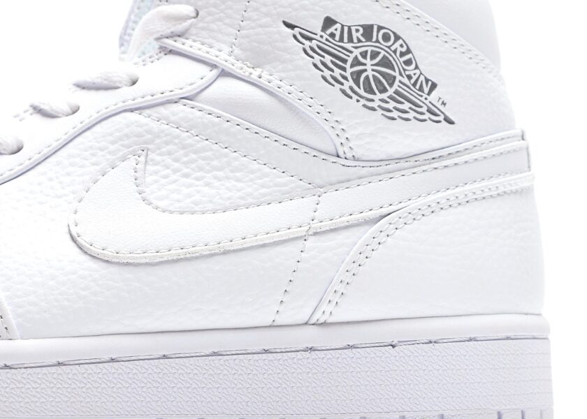 Air Jordan 1 Mid White - Image 7