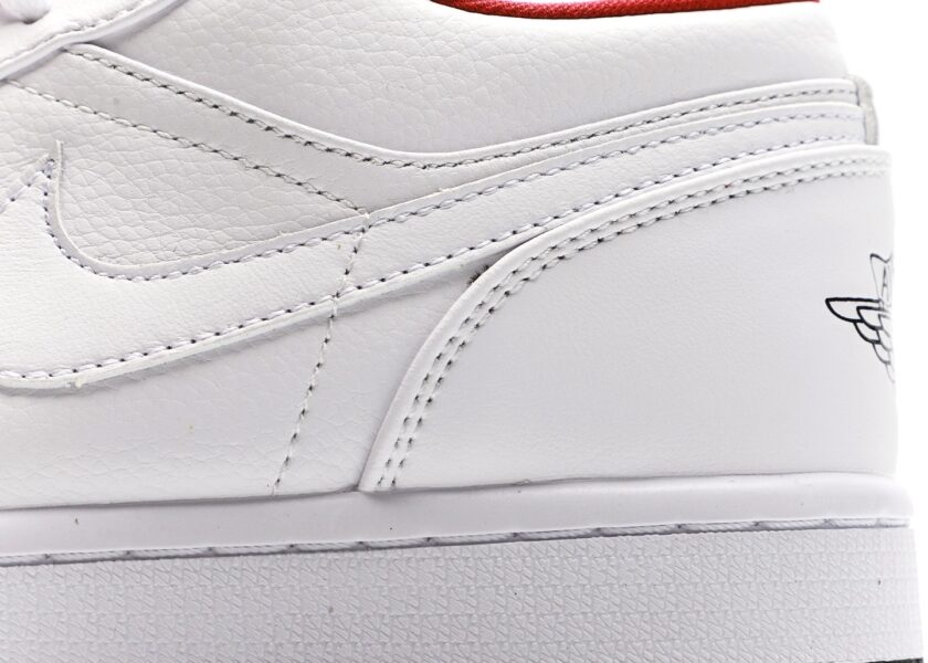 Air Jordan 1 Low White Red Black - Image 7