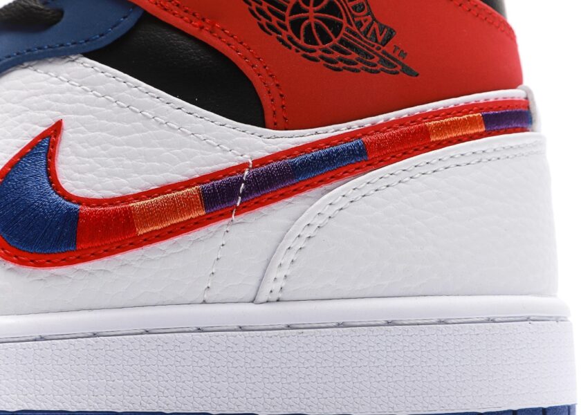 Air Jordan 1 Mid Multicolor Swoosh - Image 7