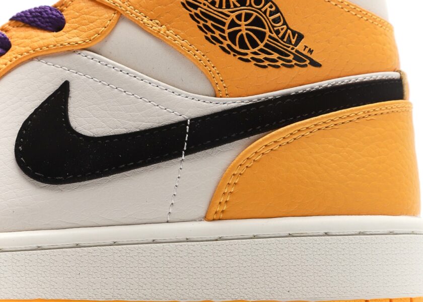 Air Jordan 1 Mid Lakers - Image 7