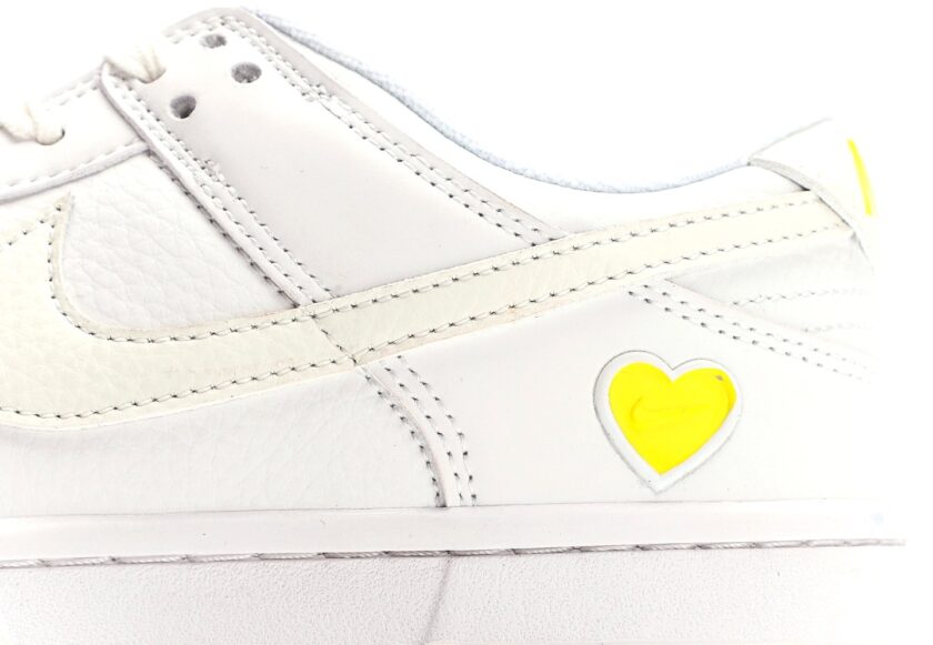 Dunk Low White Yellow Heart - Image 7