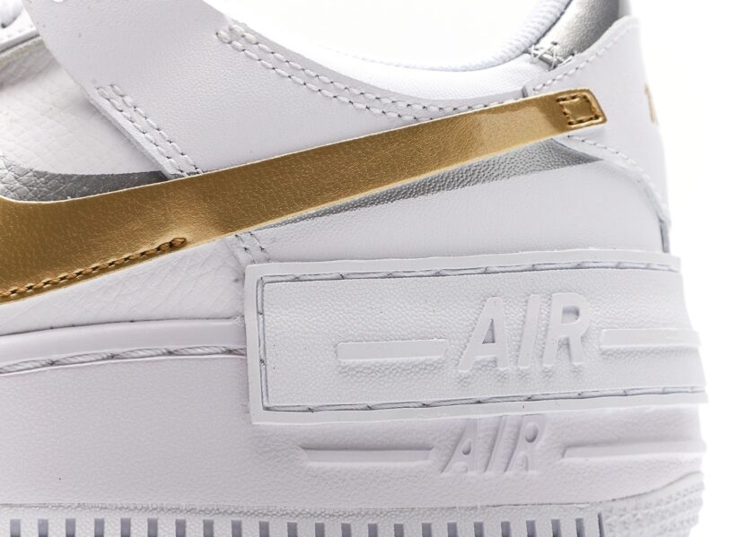 Air Force 1 Shadow Gold Silver - Image 7