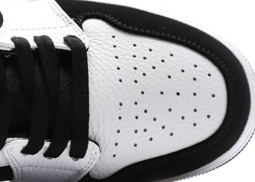 Air Jordan 1 Mid White Black - Image 8