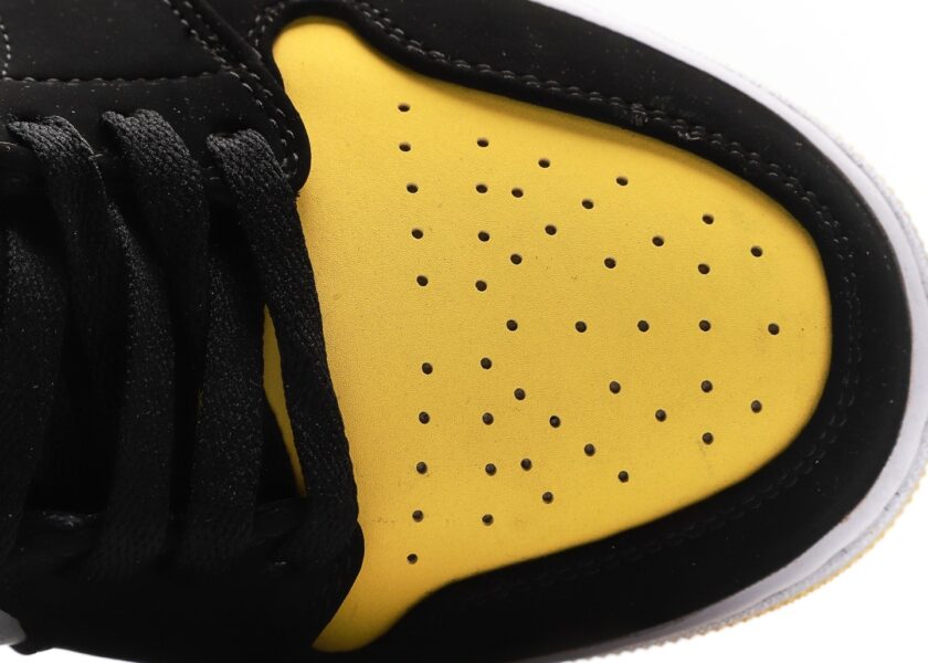 Air Jordan 1 Mid Yellow Toe Black - Image 8