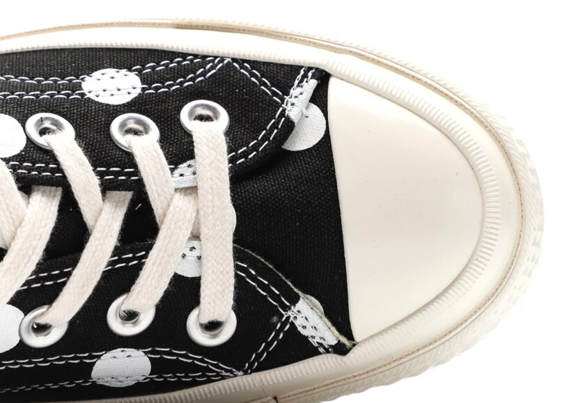 Comme des Garçons x Chuck Taylor All Star 70 Hi 'Black Polka Dot' - Image 8