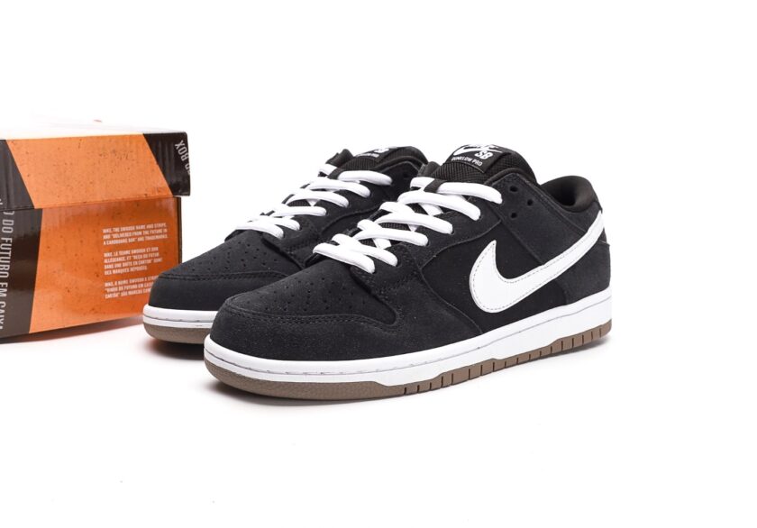 SB Dunk Low Pro - Black - White [PK GOD] - Image 9