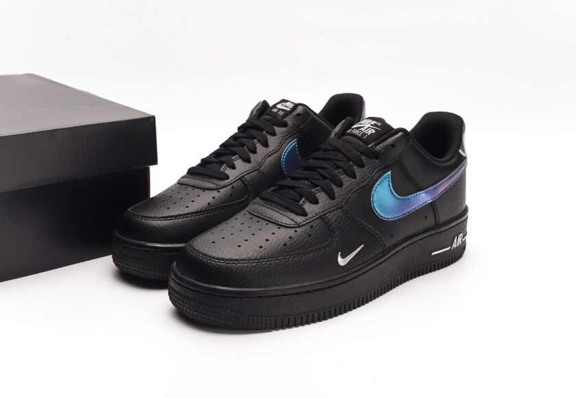 Air Force 1 Low "Black/Wolf Grey" - Image 9