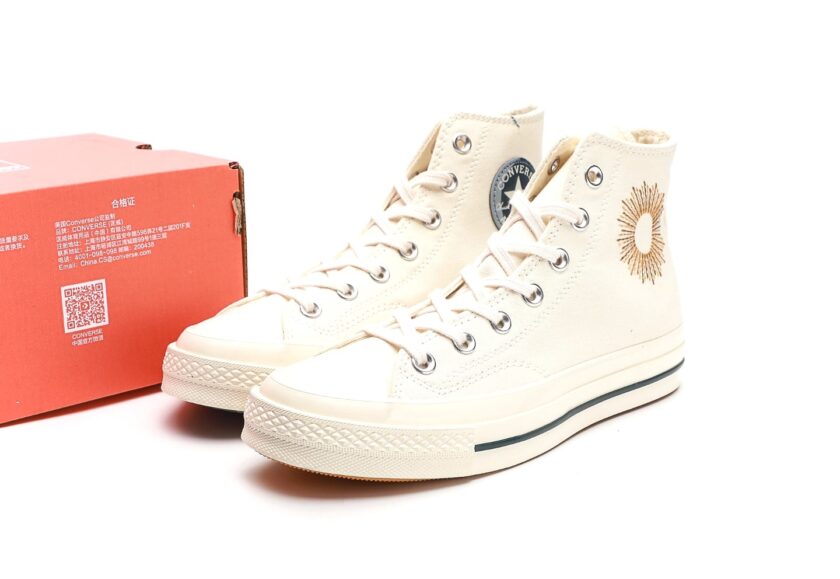 Chuck Taylor All Star 70 Hi White Gold - Image 9