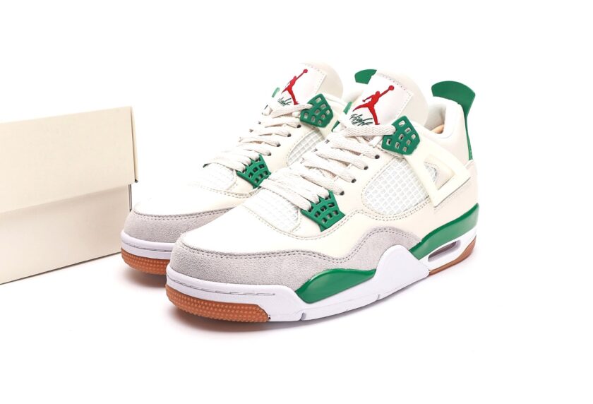 Nike SB x Air Jordan 4 "Pine Green" [PK GOD] - Image 9