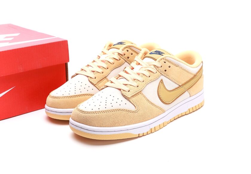 Dunk Low LX "Gold Suede" - Image 9