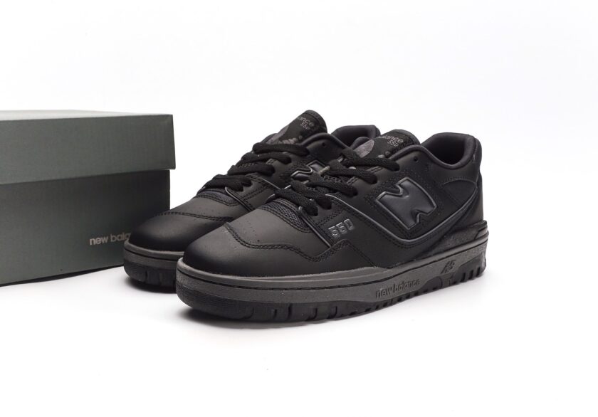 New Balance 550 Triple Black - Image 9