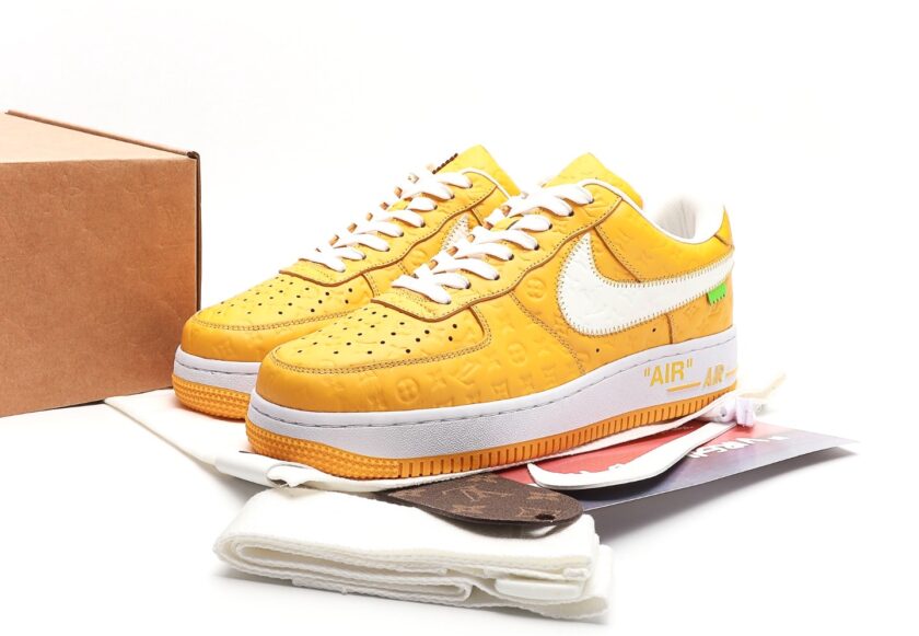 Louis Vuitton x Nike Air Force 1 Low [PK GOD] - Image 9