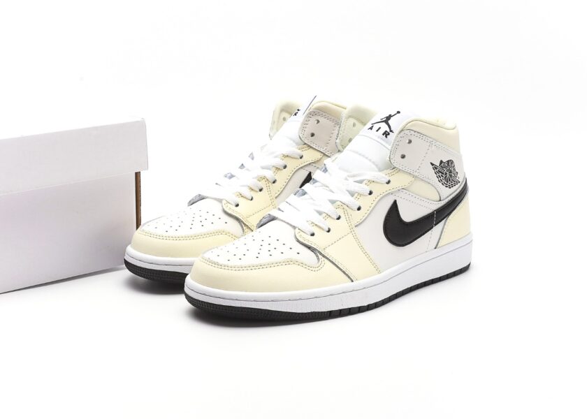 Air Jordan 1 Mid Coconut Milk - Image 9