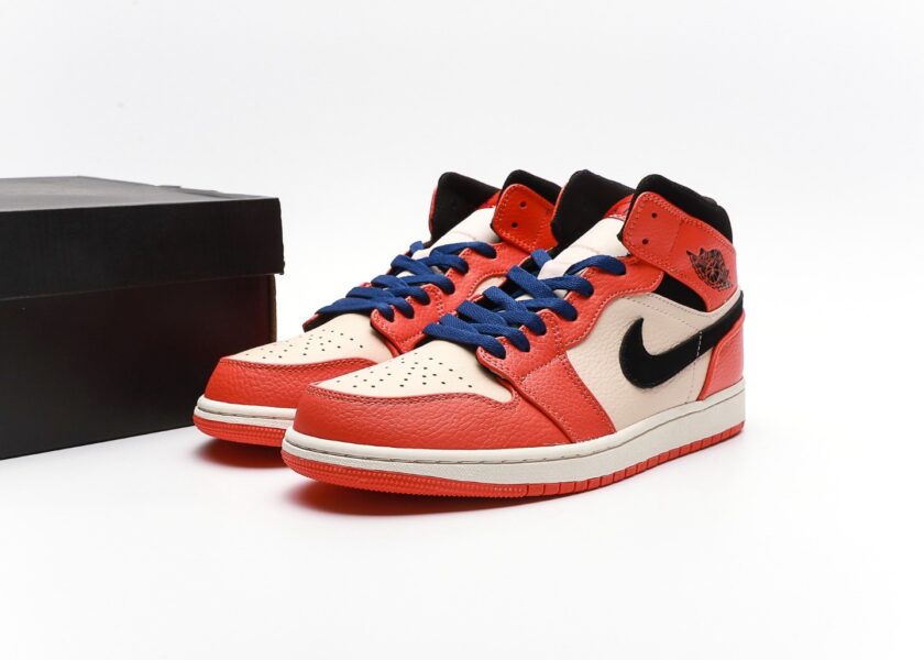 Air Jordan 1 Mid Team Orange - Image 9