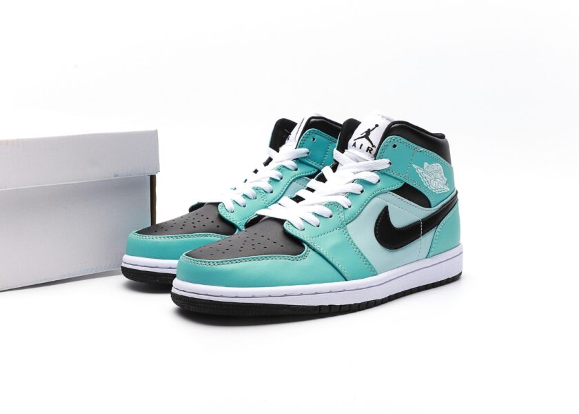 Air Jordan 1 Mid Blue Tint Aqua - Image 9