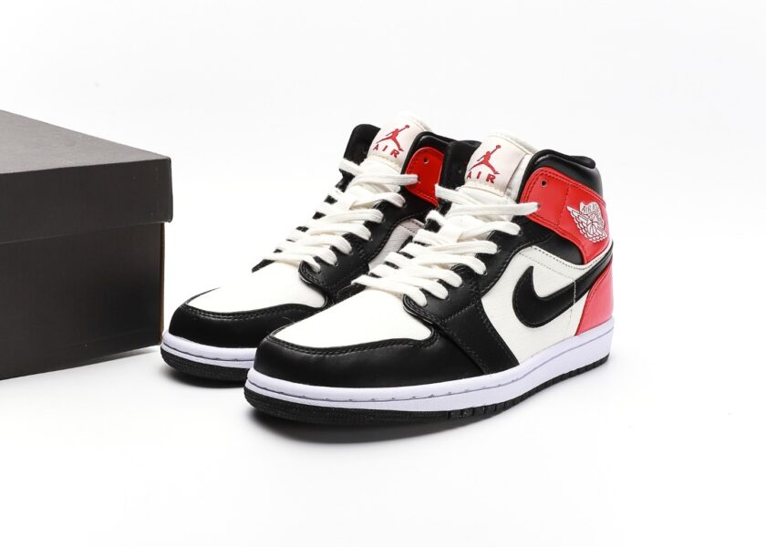 Air Jordan 1 Mid Light Orewood Brown - Image 9