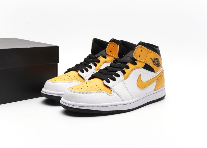 Air Jordan 1 Mid University Gold - Image 9