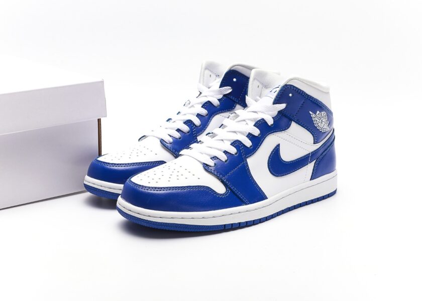 Air Jordan 1 Mid Kentucky Blue - Image 9