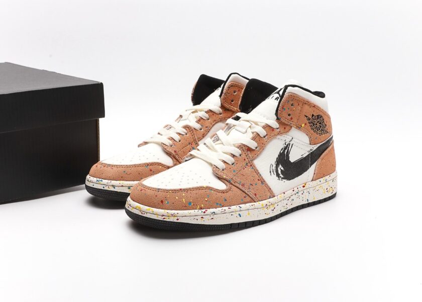 Air Jordan 1 Mid SE Brushstroke - Image 8