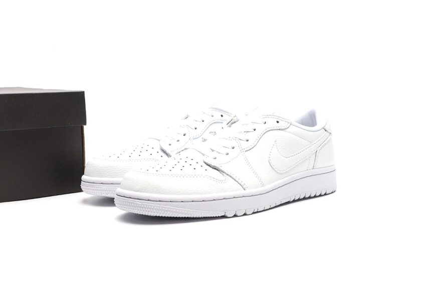 Air Jordan 1 Low Golf Triple White - Image 9