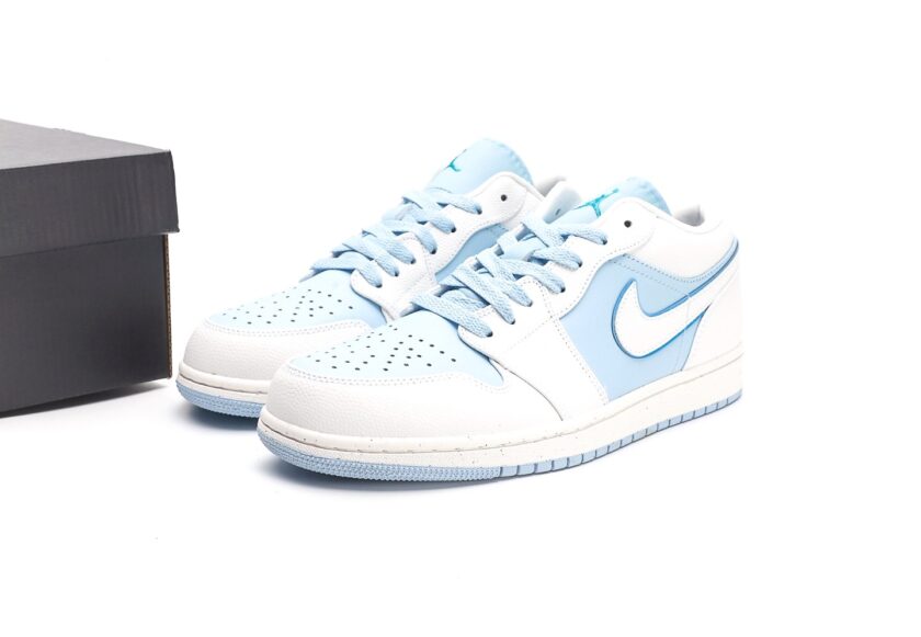 Air Jordan 1 Low Ice Blue - Image 9