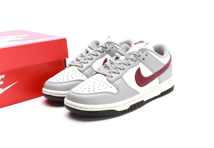 Dunk Low "Grey/White/Red" [PK GOD] - Image 9