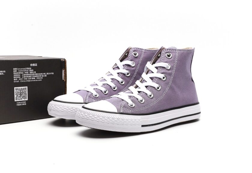 Chuck Taylor All Star Grey/Purple - Image 9