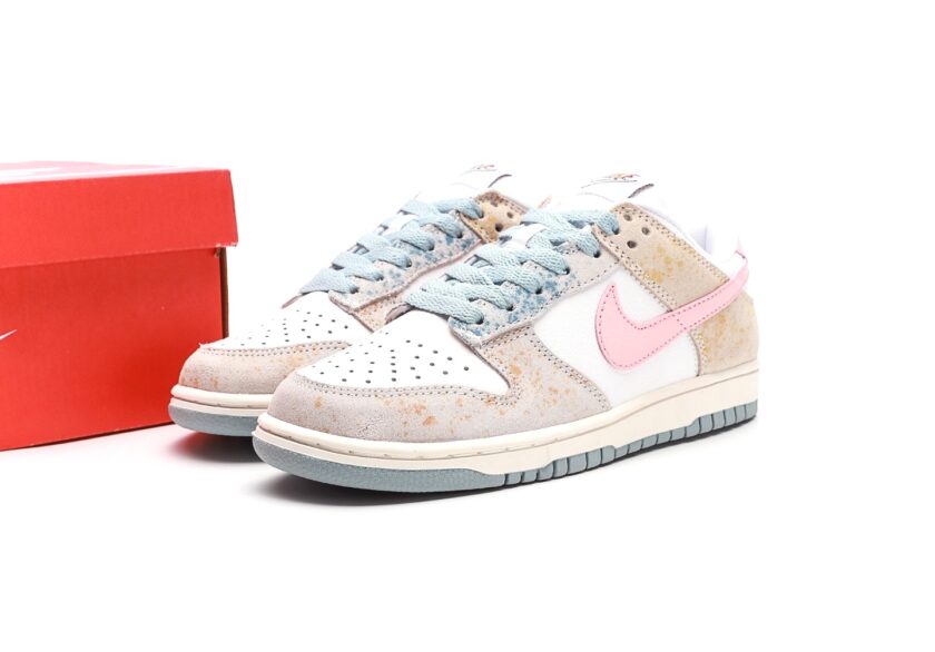 Dunk Low Pink Blue Gold Fade - Image 9