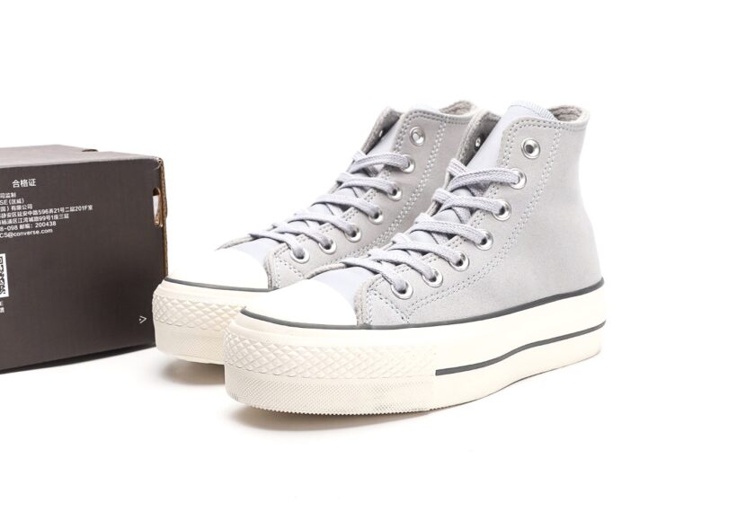 Chuck Taylor Lift Platform High Gravel Iron Grey - Image 9