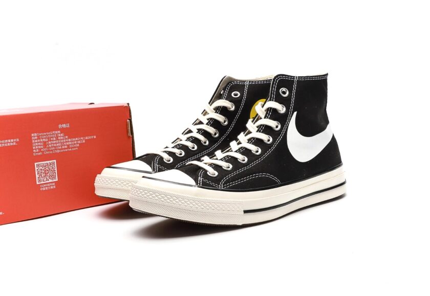 Converse Chuck 70 High Custom Smiley Nike - Image 9