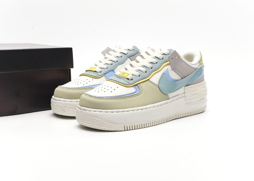 Air Force 1 Shadow Ocean Cube Light Marine Oliva Aura - Image 9