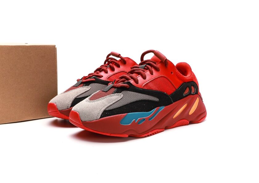 Yeezy Boost 700 Hi-Res Red - Image 9