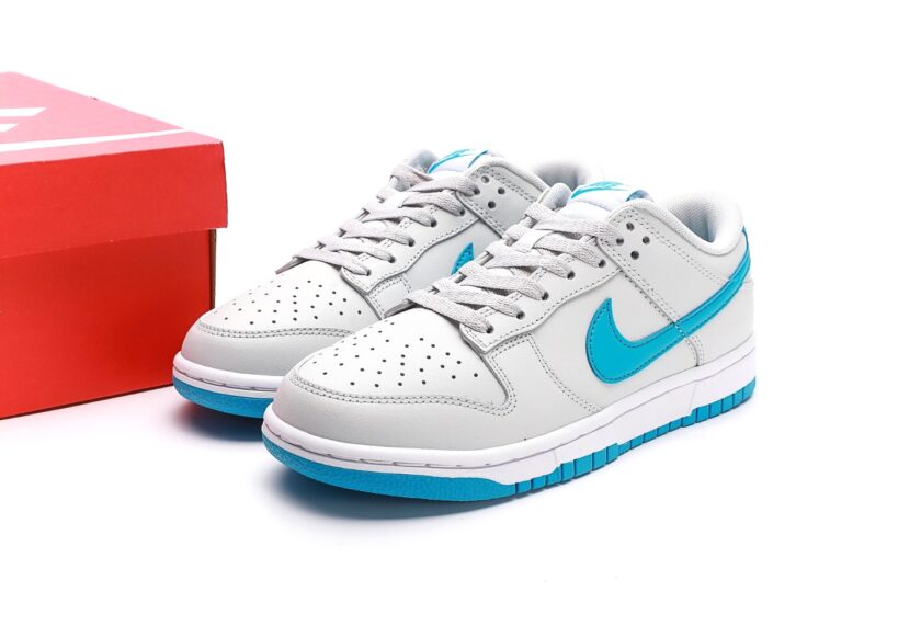 Dunk Low Light Bone Light Blue [PK GOD] - Image 9