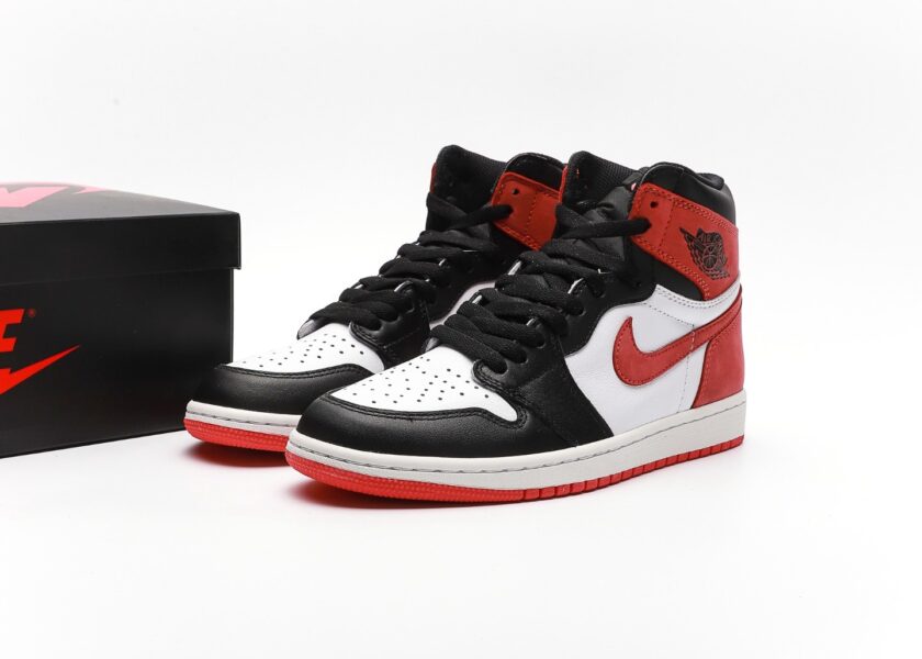 Air Jordan 1 Retro High OG “Track Red” [PK GOD] - Image 9