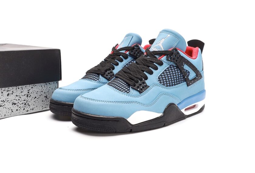 Travis Scott x Air Jordan 4 “Houston Oilers” - Image 9