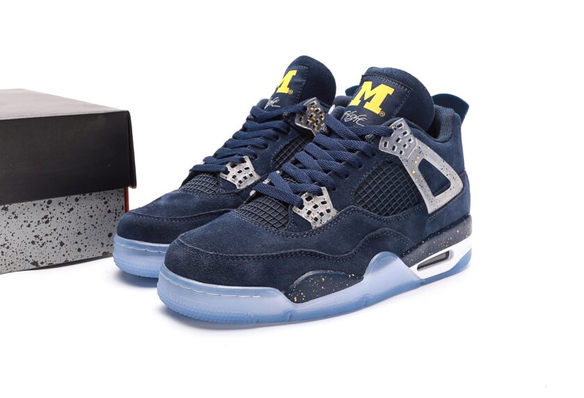 Air Jordan 4 Retro PE "Michigan" - Image 9