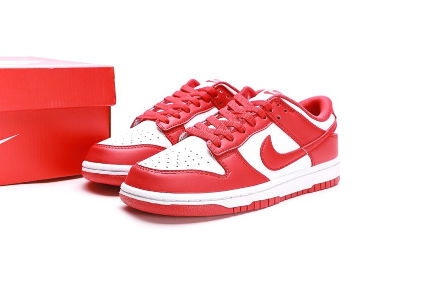 Dunk Low University Red White - Image 9