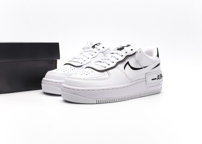 Air Force 1 Shadow White Black - Image 9