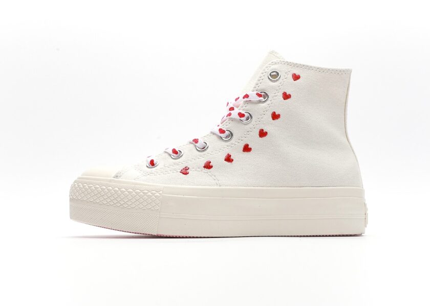 Chuck Taylor Crafted With Love Lift High White